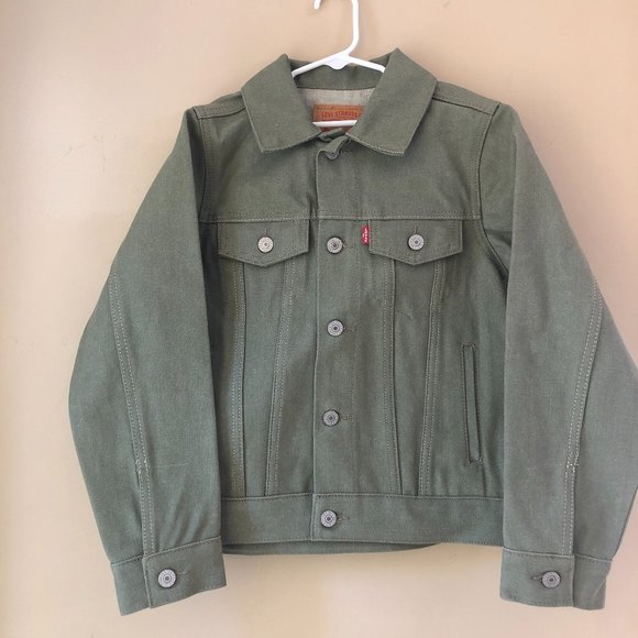 Levi’s Demin Jean Jacket Size S 80-10 Unisex Green